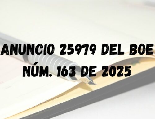 Anuncio 25979 del BOE del 8 de julio || Modificación de la convocatoria de la FB